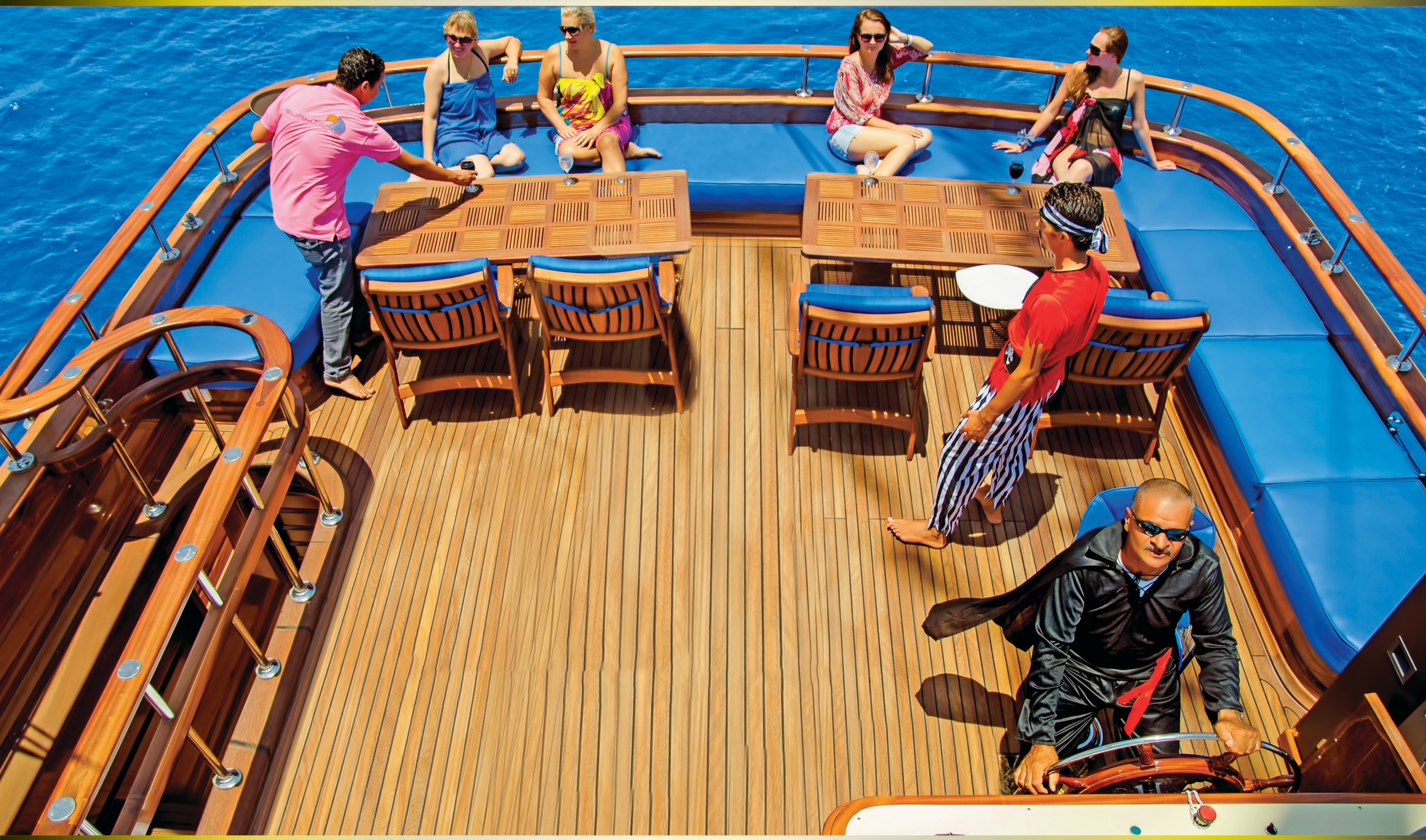 12Pirate Yacht Trip to White Island from Sharm El Sheikh